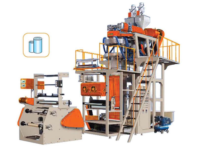 MÁY THỔI MÀNG 02 LỚP DÙNG CHO NHỰA PP