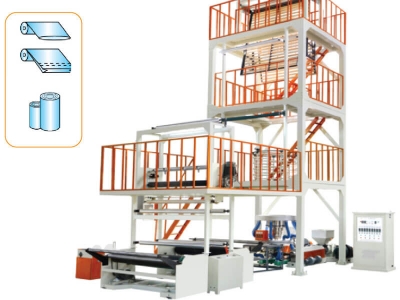 MÁY THỔI MÀNG 2 LỚP ĐẦU XOAY DÙNG CHO NHỰA LDPE,LLDPE